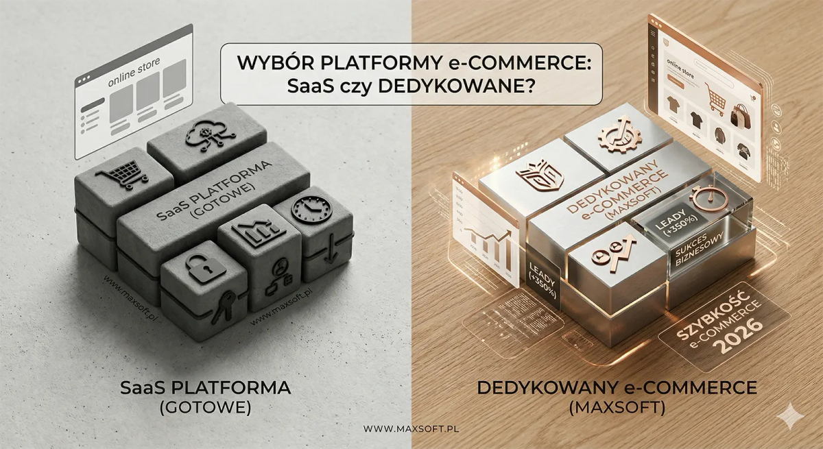 Wybór platformy e-commerce: Dlaczego dedykowane rozwiązania wygrywają z SaaS?