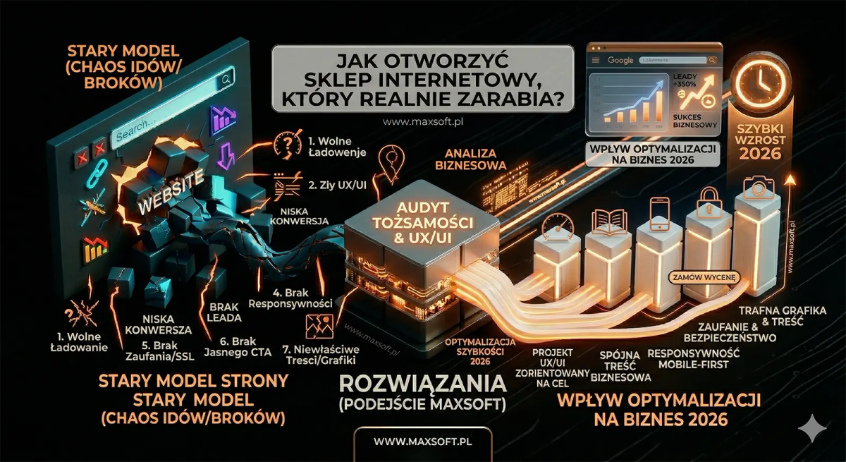 Jak otworzyć sklep internetowy, który realnie zarabia? Plan w 10 krokach.