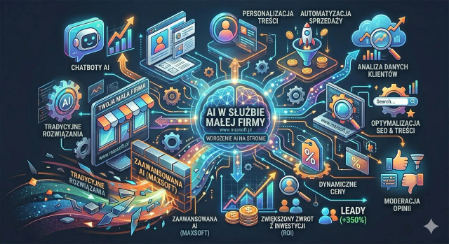 Sztuczna Inteligencja w służbie małej firmy – jak wdrożyć AI na swojej stronie?