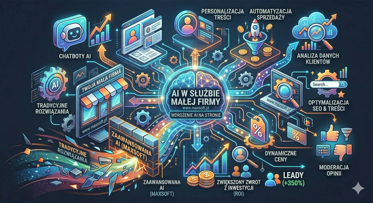 Sztuczna Inteligencja w służbie małej firmy – jak wdrożyć AI na swojej stronie?