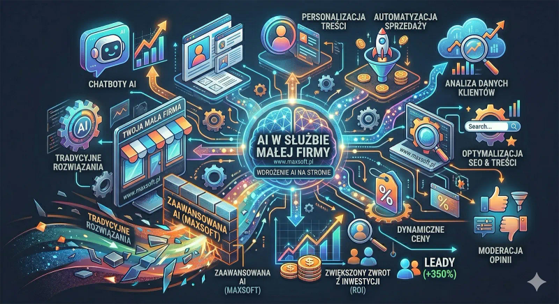 Sztuczna Inteligencja w służbie małej firmy – jak wdrożyć AI na swojej stronie?