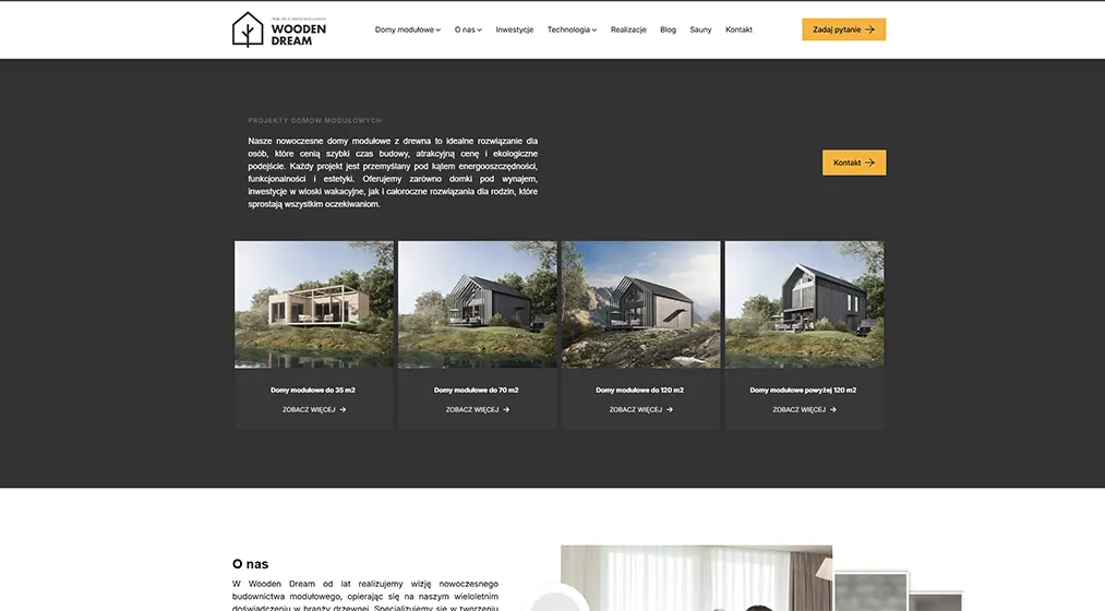Strona Firmowa Wooden Dream
